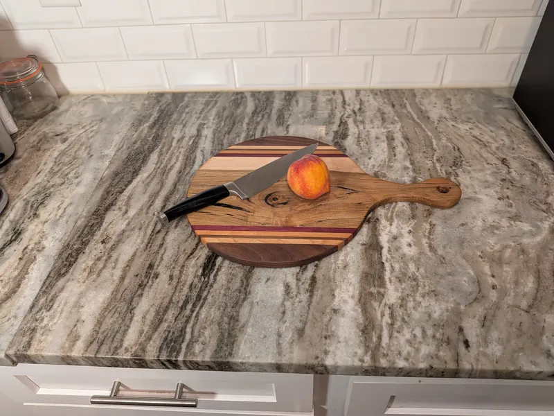 Hickory, + Exotics & Epoxy Charcuterie Board